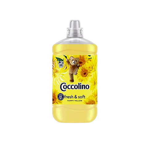 Кондиционер для белья Coccolino Happy Yellow, 1.7 л 68 стирок 8720456409714 фото