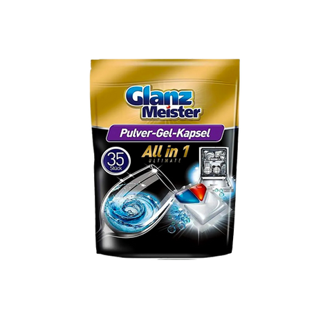 Капсулы для посудомоечной машины Glanz Meister All in 1 Ultimate, 35 шт GM3210 фото