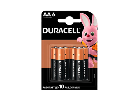Елемент живлення (батарейка) DURACELL LR6 (AA) DL 6 LR6AA фото