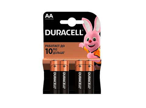 Елемент живлення (батарейка) DURACELL LR6 (AA) DL 4 LR6AA  фото
