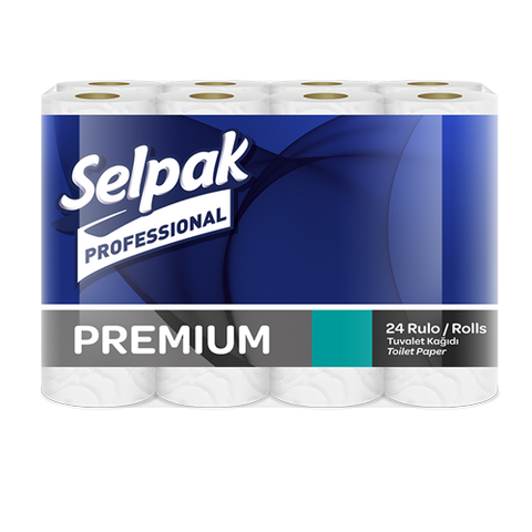 Папір туалетний целюлозний SELPAK PRO Premium, 24 рул., 3-х шар. Пт SlPr243 фото