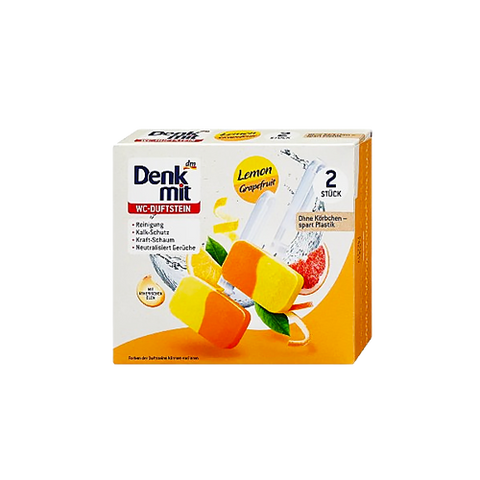 Блок для туалета Denkmit 2 шт., Лимон и Грейпфрут DM568980 фото