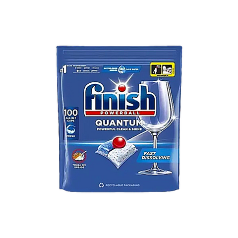 Капсули для посудомийної машини Finish Quantum All in 1 Fresh 100 шт FN102 фото
