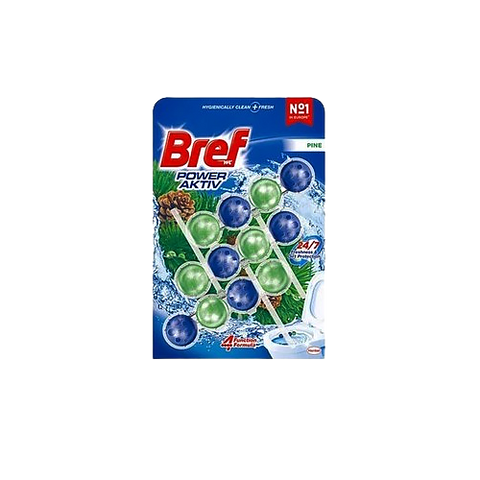Туалетный блок BREF 3*50г Сила актив Хвоя BF106 фото