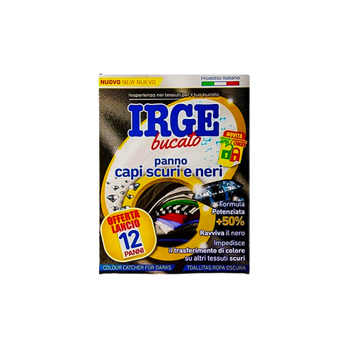 Серветка-пастка IRGE для прання чорних речей, 12 шт IRG176 фото