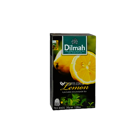 Чай чёрный Dilmah Lemon 20 пак DMH663 фото