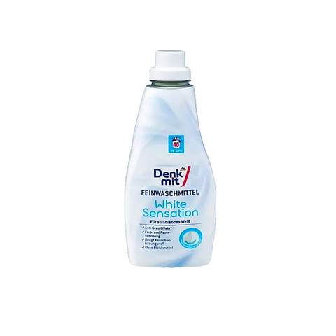 Гель для стирки белой и светлой DenkMit White Sensation 1 л 40 стирок DM568971 фото