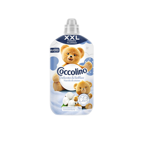 Кондиционер для белья Coccolino Delicato & Soffice, 76 стирок, 1,75 л 8720181409722 фото
