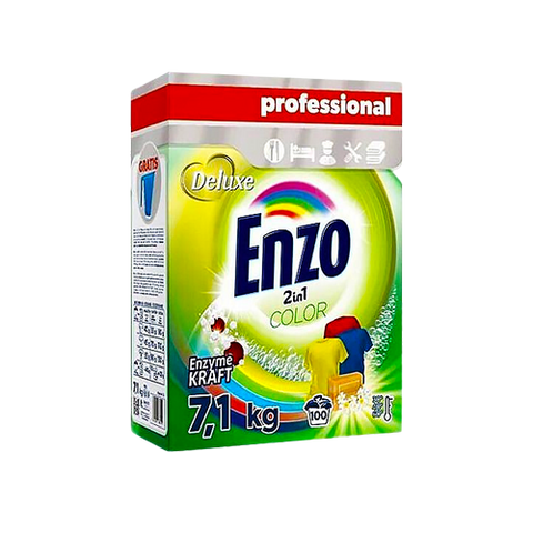 Порошок для стирки цветных вещей Enzo 7,1 кг 100 стирок EN56585 фото